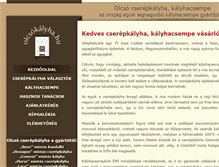 Tablet Screenshot of olcsokalyha.hu